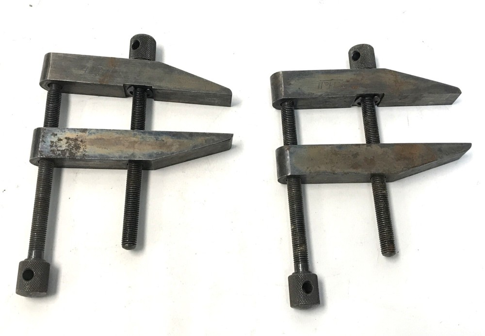 PAIR STARRETT 161E MACHINIST PARALLEL CLAMPS TOOL