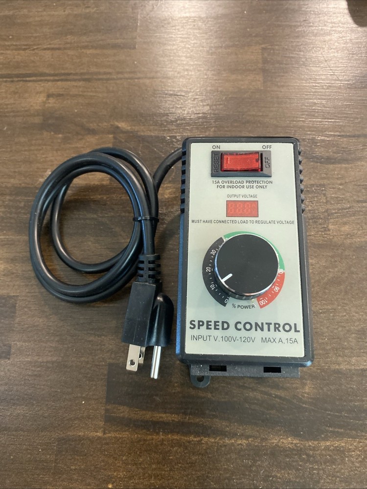 AC Motor Speed Controller 100V-120V 15A Variable Regulator Router Drill Fan LED