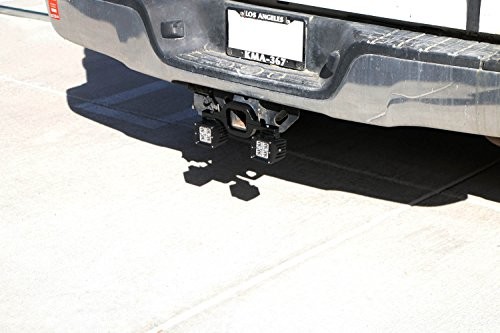 Tow Hitch Mounting Bracket Compatible With Dual LED Backup Reverse