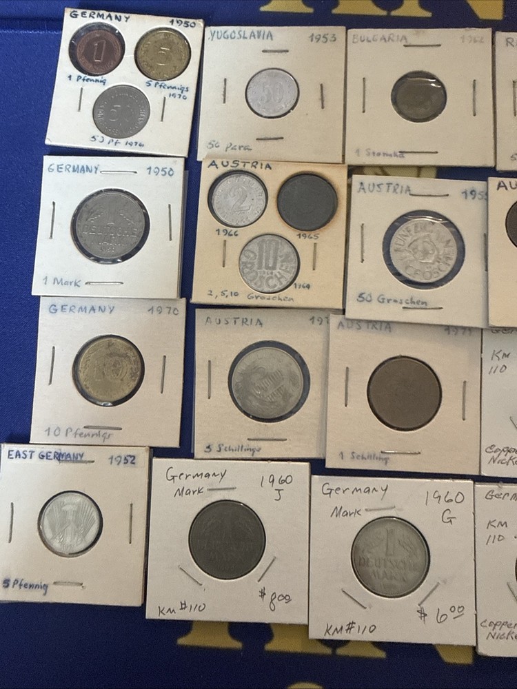 Large Bulk Of World Coins