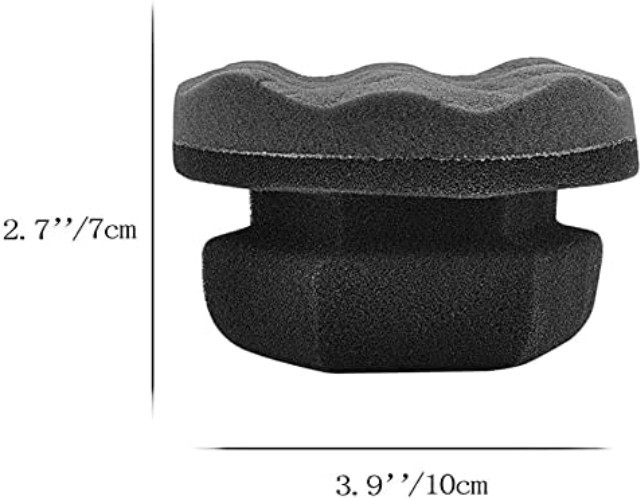 2-Pack Durable Tire Shine Applicator Pads – Ergonomic, Reusable & Efficient