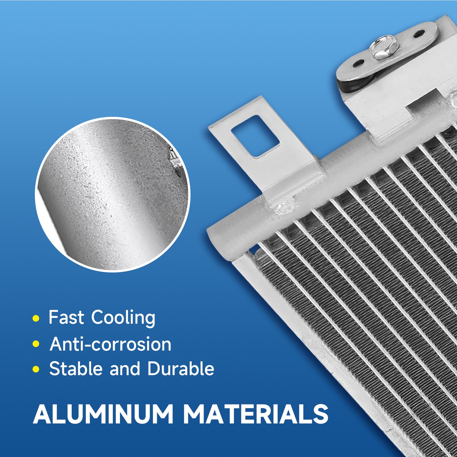 UIU 4725 A/C Air Conditioner Condenser for 2016-2021 Chevrolet Trax Buick Encore