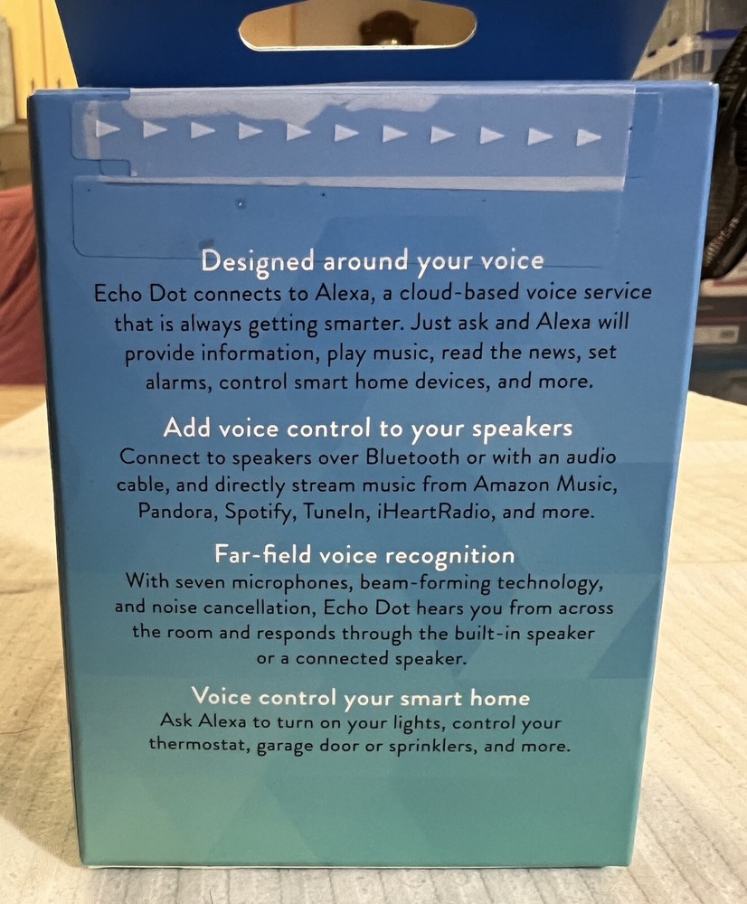 Amazon Echo Dot 2nd Generation White NIB (Open Box)