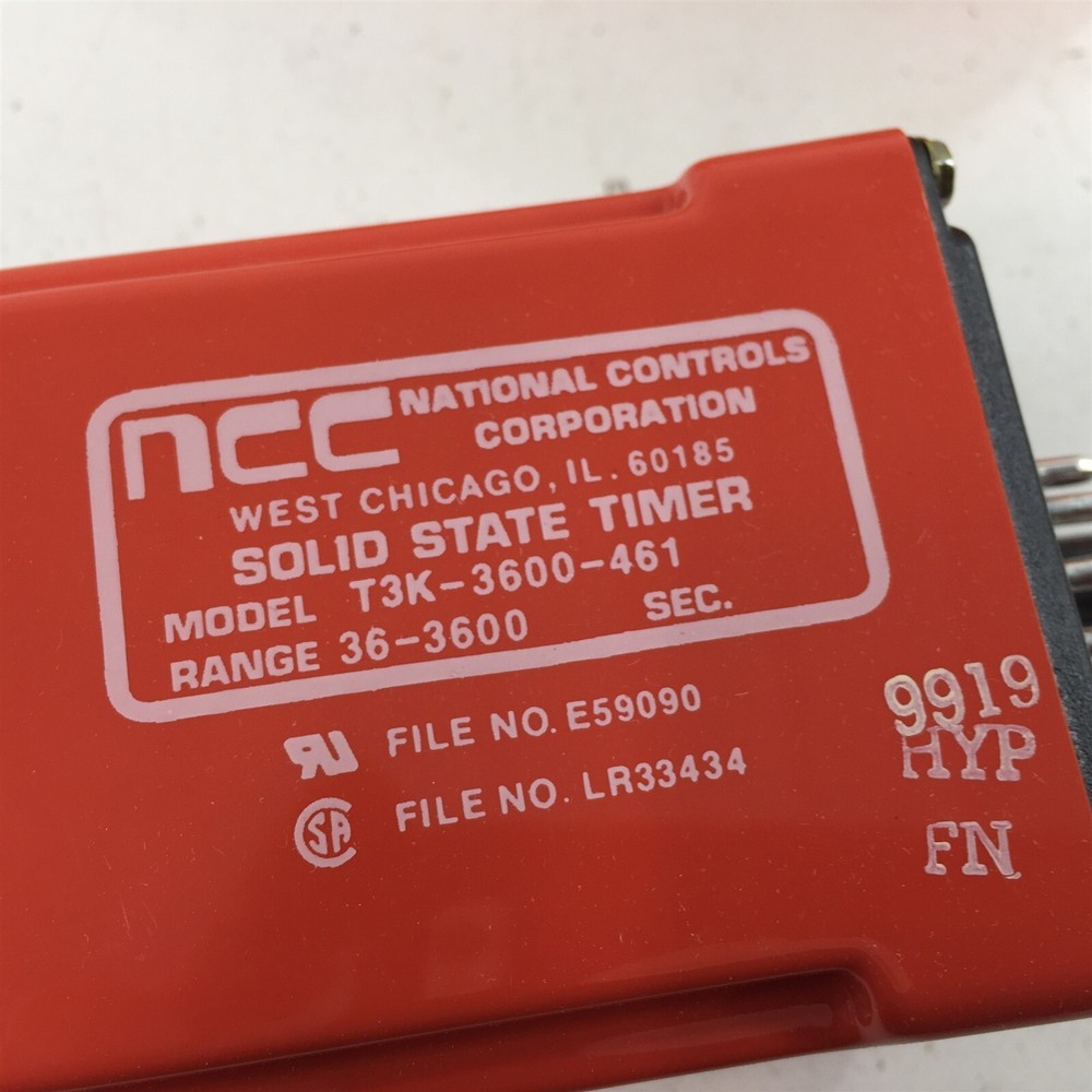 NCC T3K-3600-461 Solid State Timer