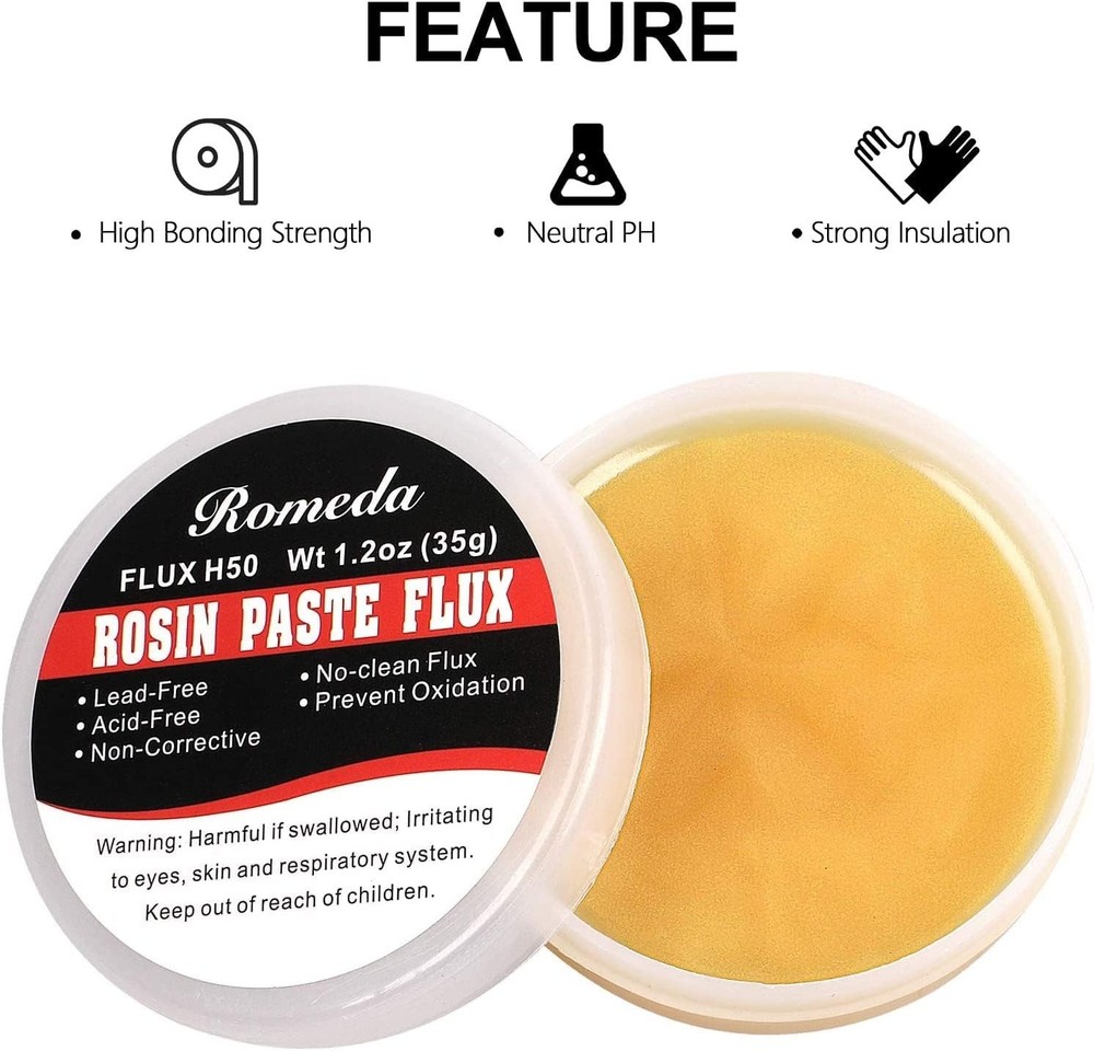 70g Solder Flux Paste Set - Oxidation Resistant for Precise Soldering Work