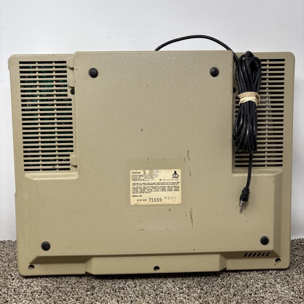 Atari 800 8-bit Computer System Fully Tested Great Condition 48k READ