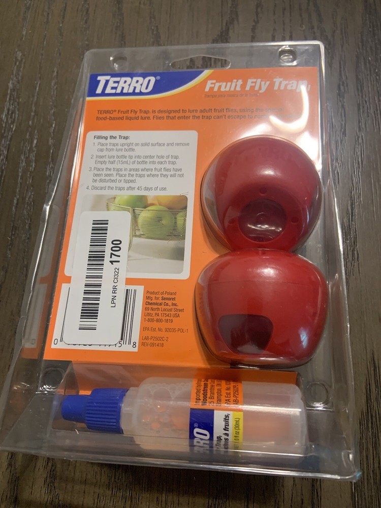 Woodstream T2502 Terro Fruit Fly Trap (2-PACK)