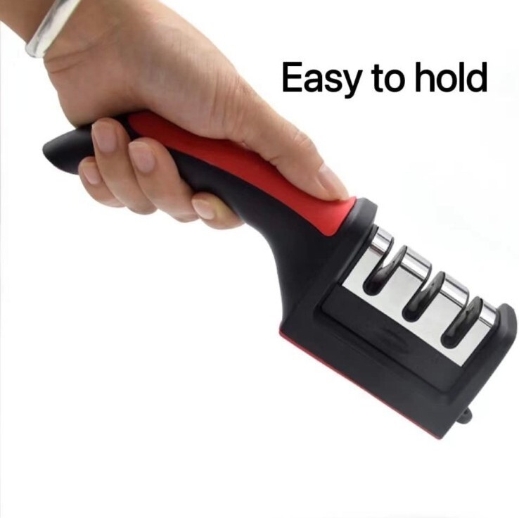 3 Section Knife Sharpener by Chef's Pride, Multi 