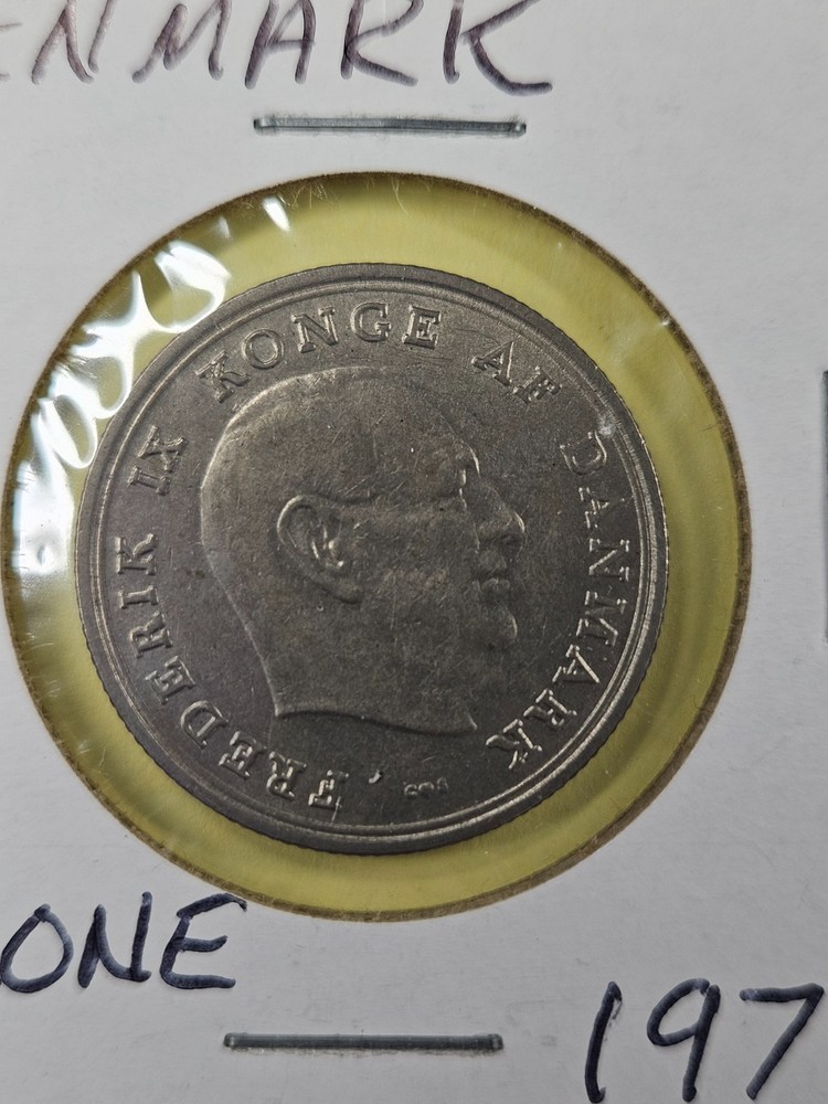 COINS - DENMARK - 1 KRONE 1971