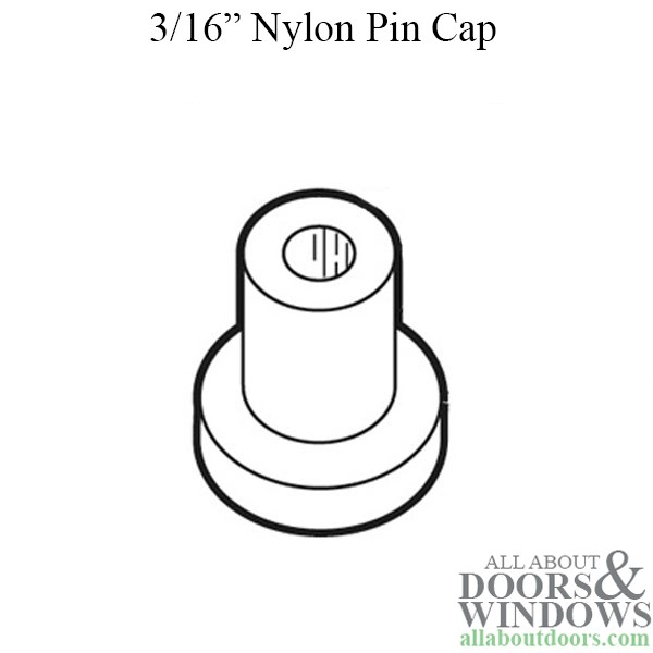 Pin Cap / Guide, 3/16 I.D., Nylon Replacement