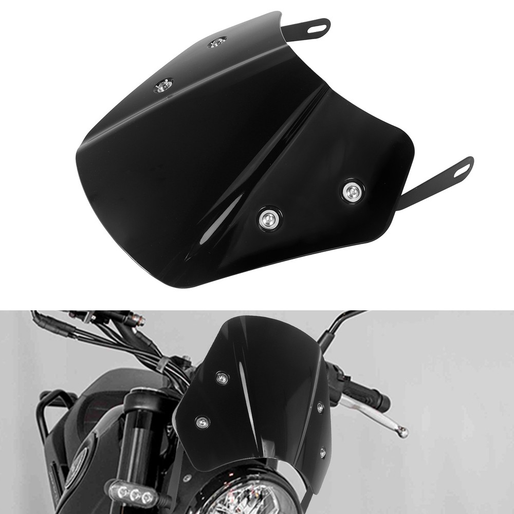 5-7'' Headlight Fairing Front Windshield Wind Screen Universal For Honda Victory