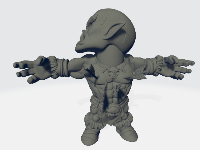 Chibiatures - Dead Orc #2