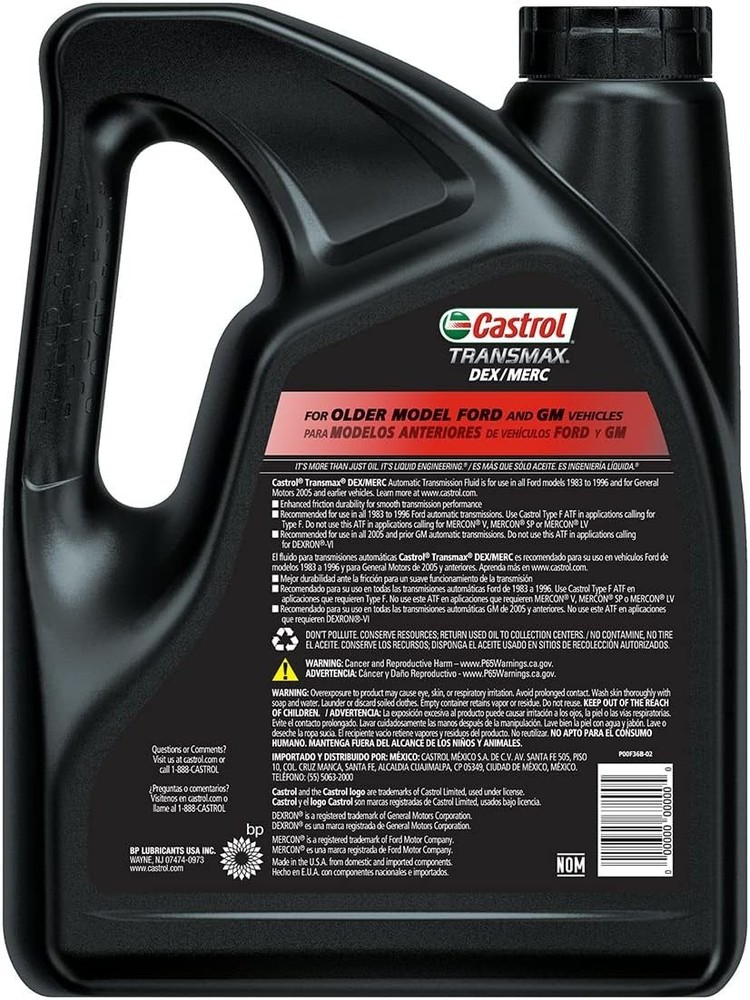Premium Transmax DEX/MERC ATF 1 Gallon for Automatic Transmission Systems