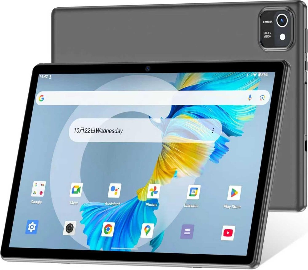 Tablet 10 inch Android 13 Tablets, 6GB RAM 64GB ROM, Quad-Core Processor, 128...