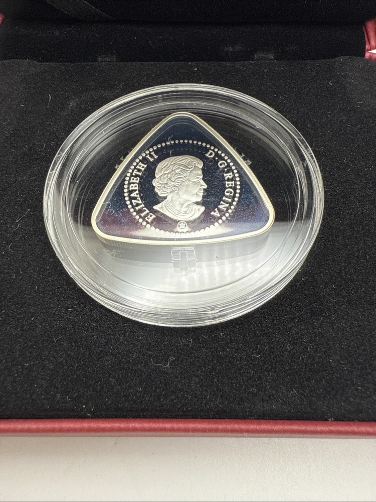 2008 Canada Milk Delivery Fifty Cent Triangular Coin Sterling Silver Proof.