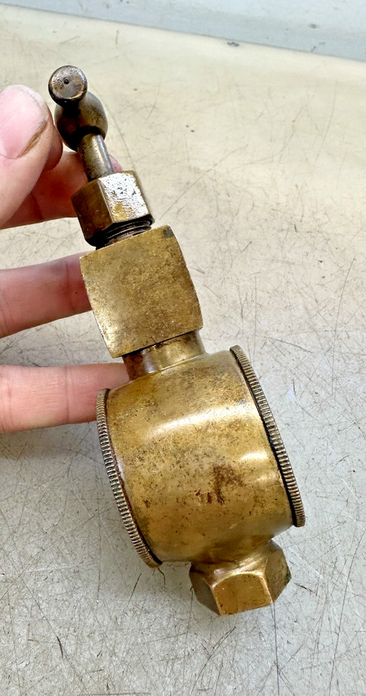 LUNKENHEIMER DRIP SIGHT OILER Brass Lubricator or Old Gas Engine