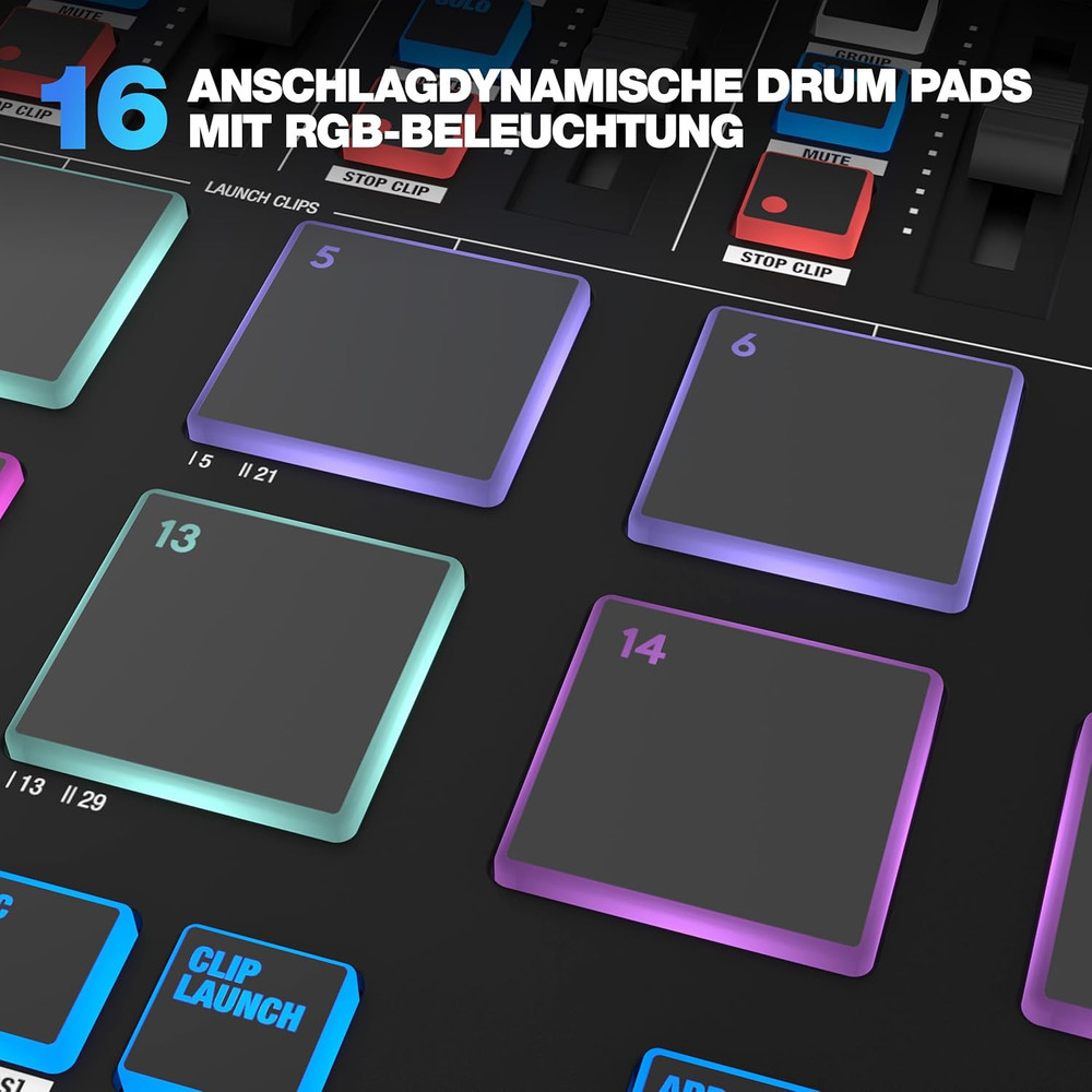All-in-One USB-MIDI Workstation: Keyboard, Drum Pads & DAW Controller