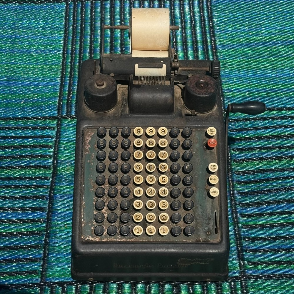 Vintage Burroughs Adding Machine