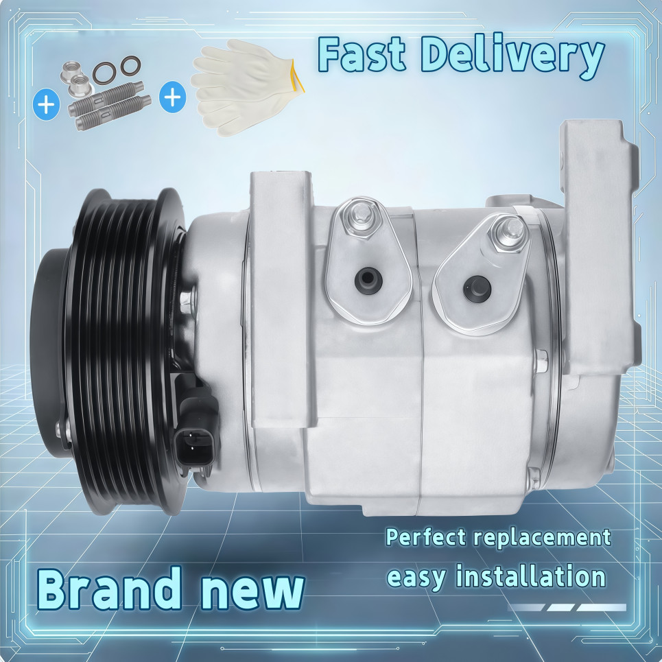 AC Compressor w/ Clutch For 2011-2015 Jeep Grand Cherokee & Dodge Durango 3.6L