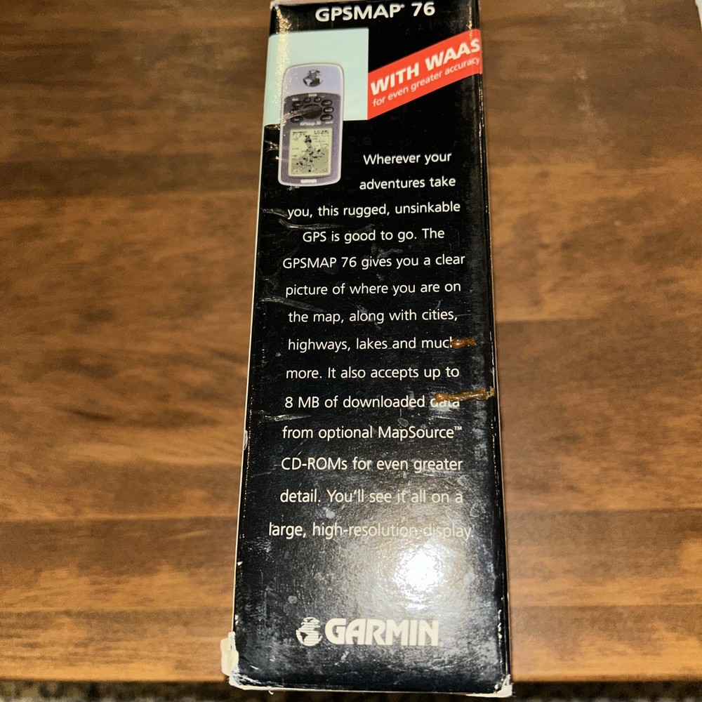 Garmin GPSMAP Versatile Marine Navigator 76 Bundle W/Power Data Cable. No Strap