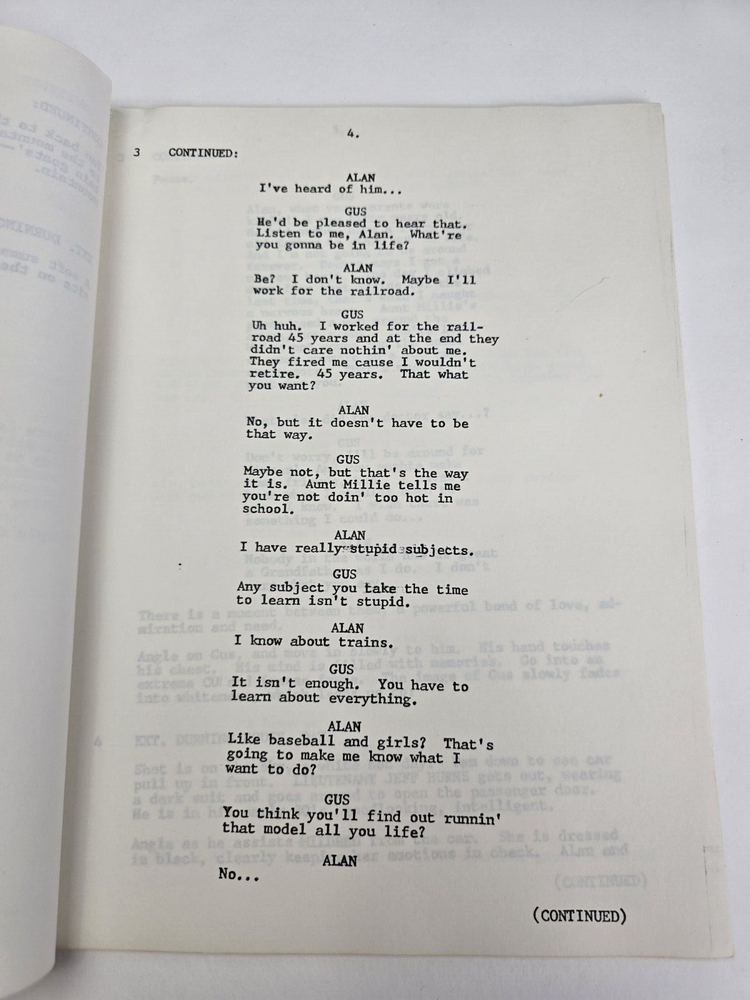 THE NEXT STEP BEYOND / Christopher Lofton 1978 TV Script, John Newland "Legacy"