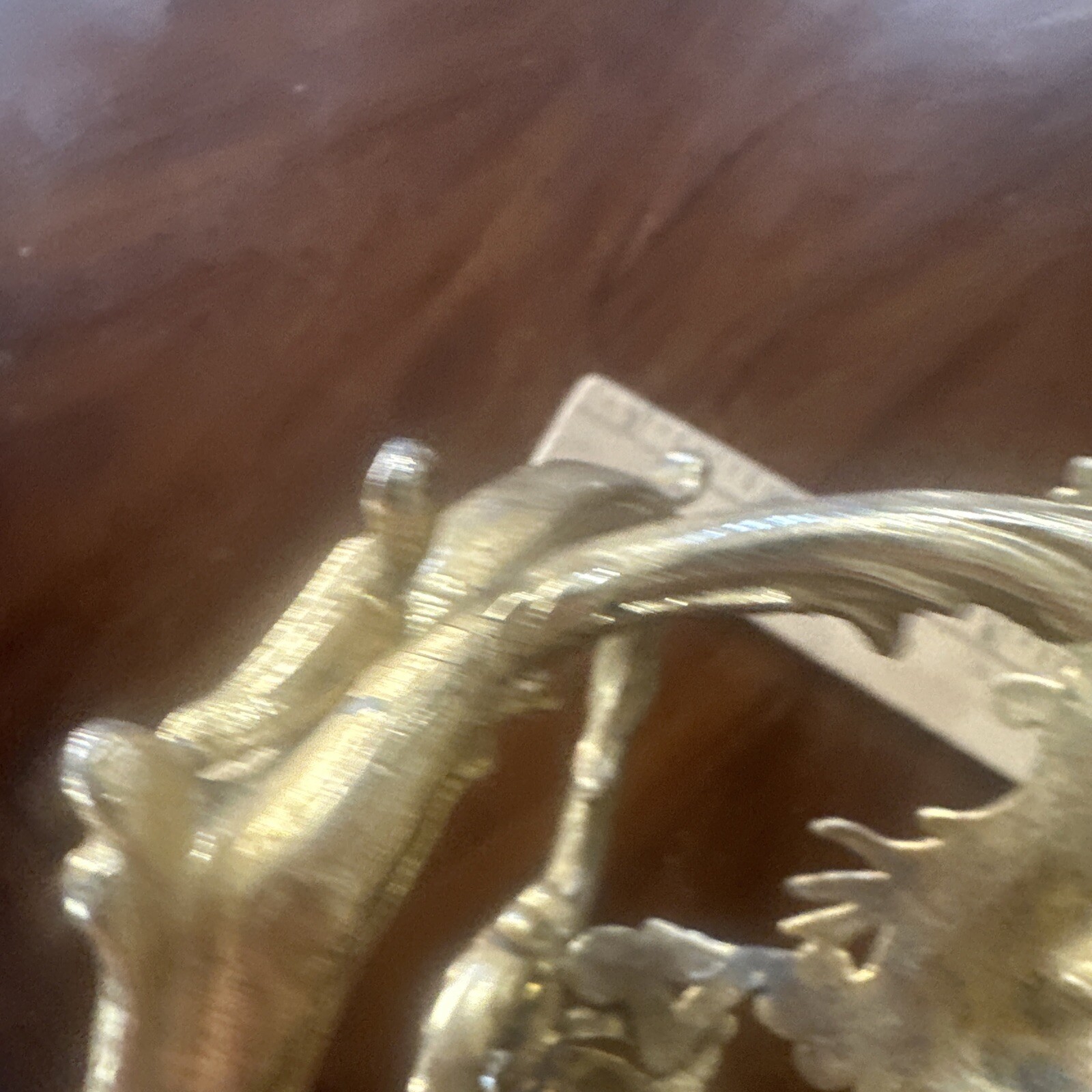 Vintage Brass Victorian Wine Holder Jesus Head