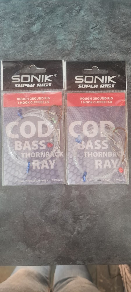 Sonik Rough Ground Rig 1 Hook 2/0  2 packs
