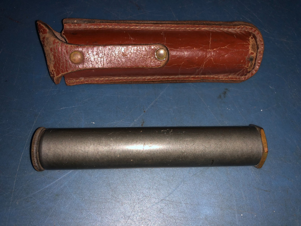 Vintage BRUNSON 681 Handheld BUBBLE Sight with Case