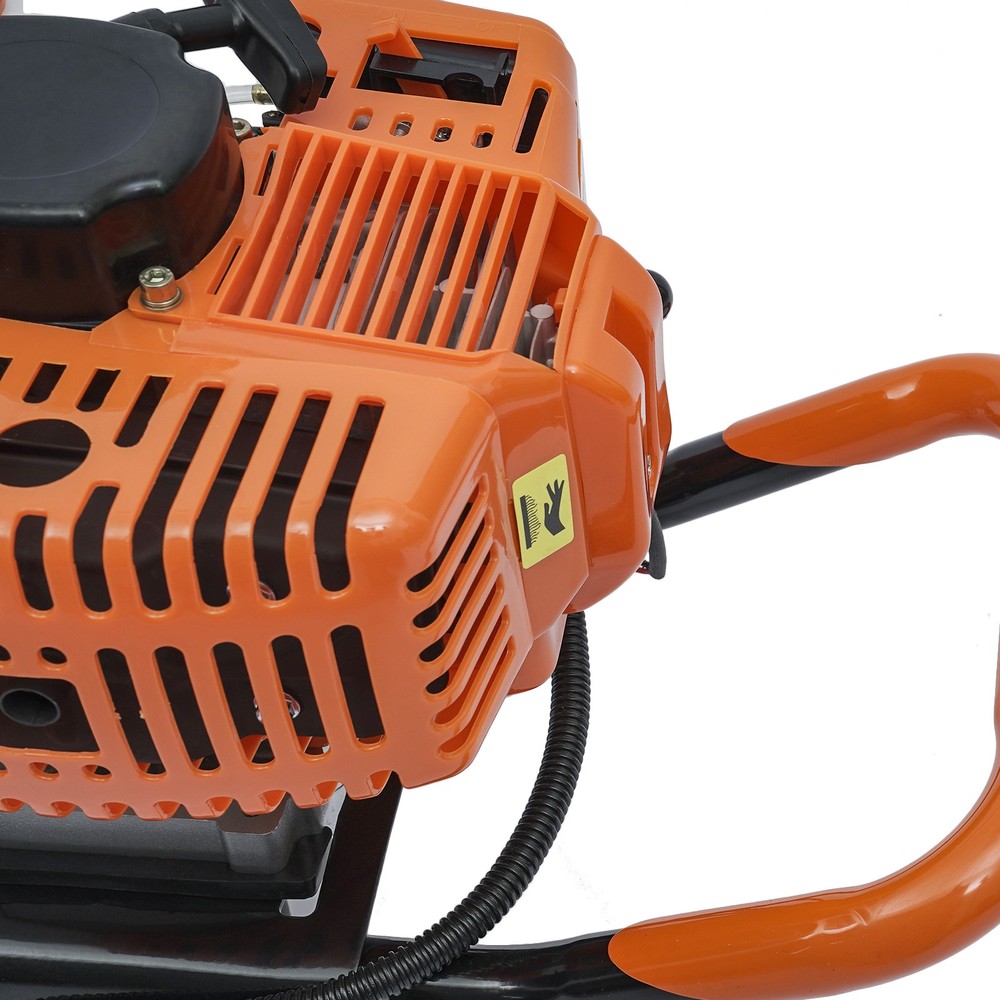 Earth Auger Digging Machine 2-Stroke 52CC Gas Powered Post Hole Digger w/ 3 Bits