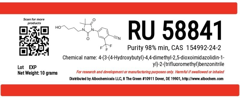 RU58841 Powder, 10 Grams