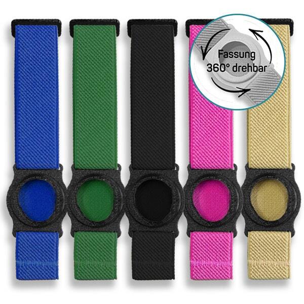 DexcomG7 Difficulty Band - Support: Black Ring (360° Rotatable Support)