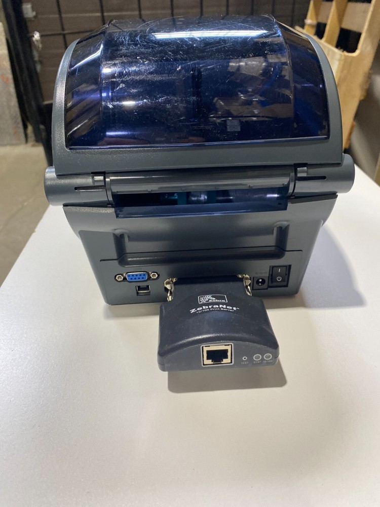 Zebra GK420T Thermal USB Ethernet LAN Network + Adapter