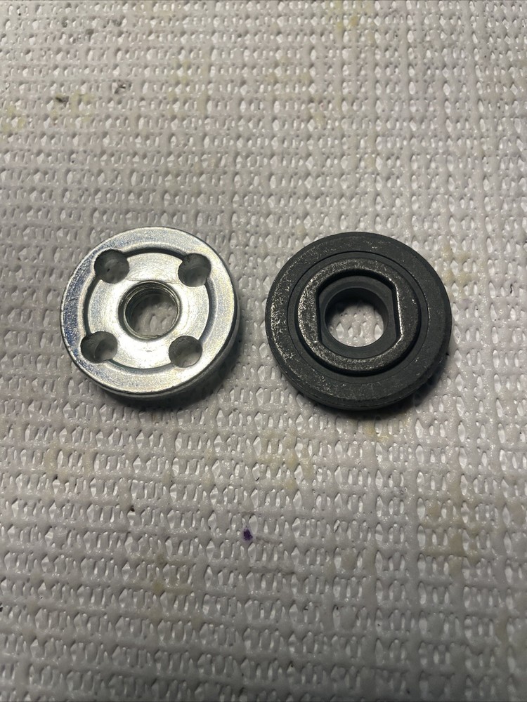 2Pcs Electric Power Tool Inner Outer Flange for Hitachi 100 .thread 10mm