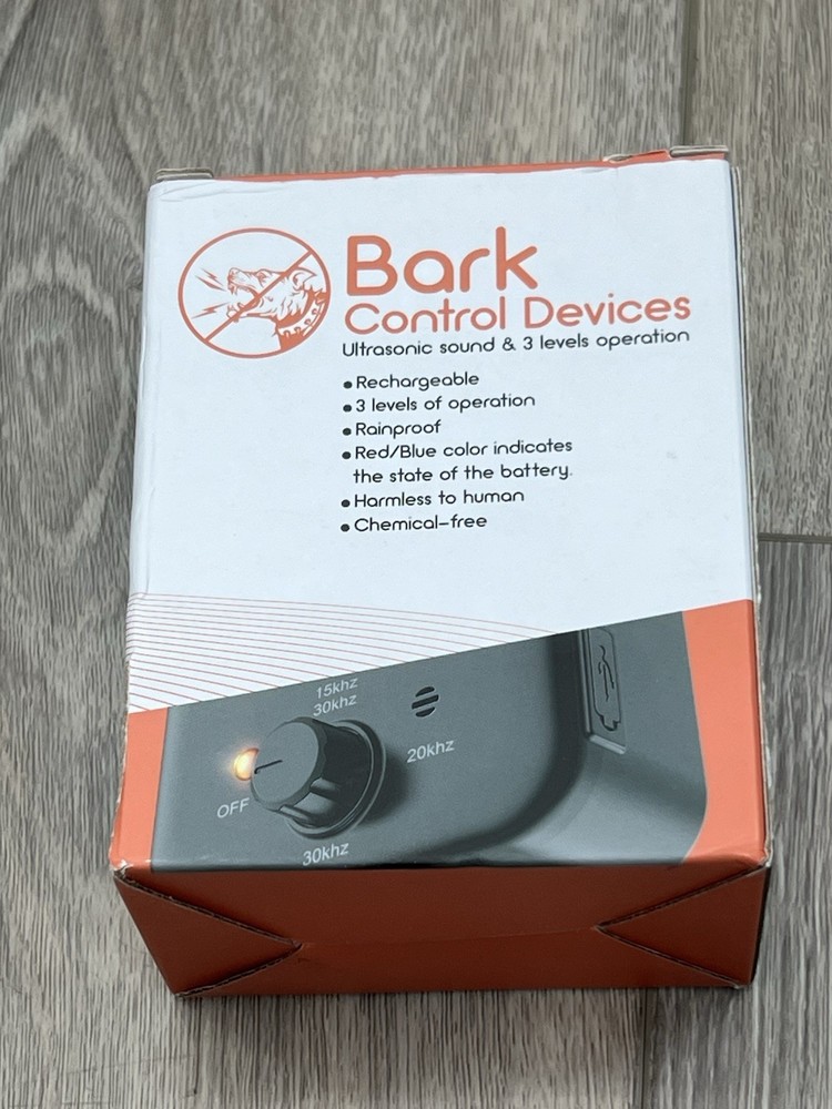 Bark Control Device Ultrasonic Dog Puppy Deter Nuisance Barking Training