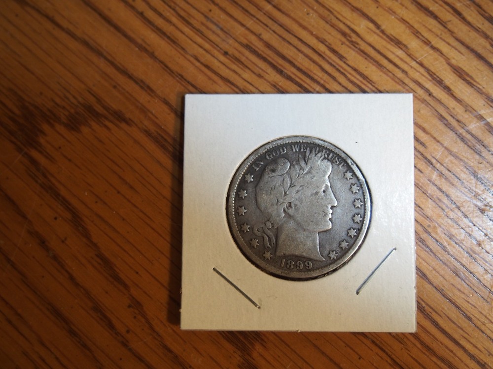 `1899 Barber Half, very good condition, 90 % silver