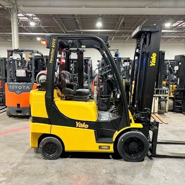 2019 Yale GLC060VX 6000lb Used Forklift Sideshift Triple Mast 5371 Hours
