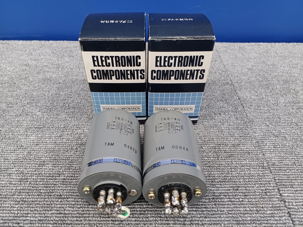 TAMURA TKS-50 Input Transformer Pair Working & Tested JP
