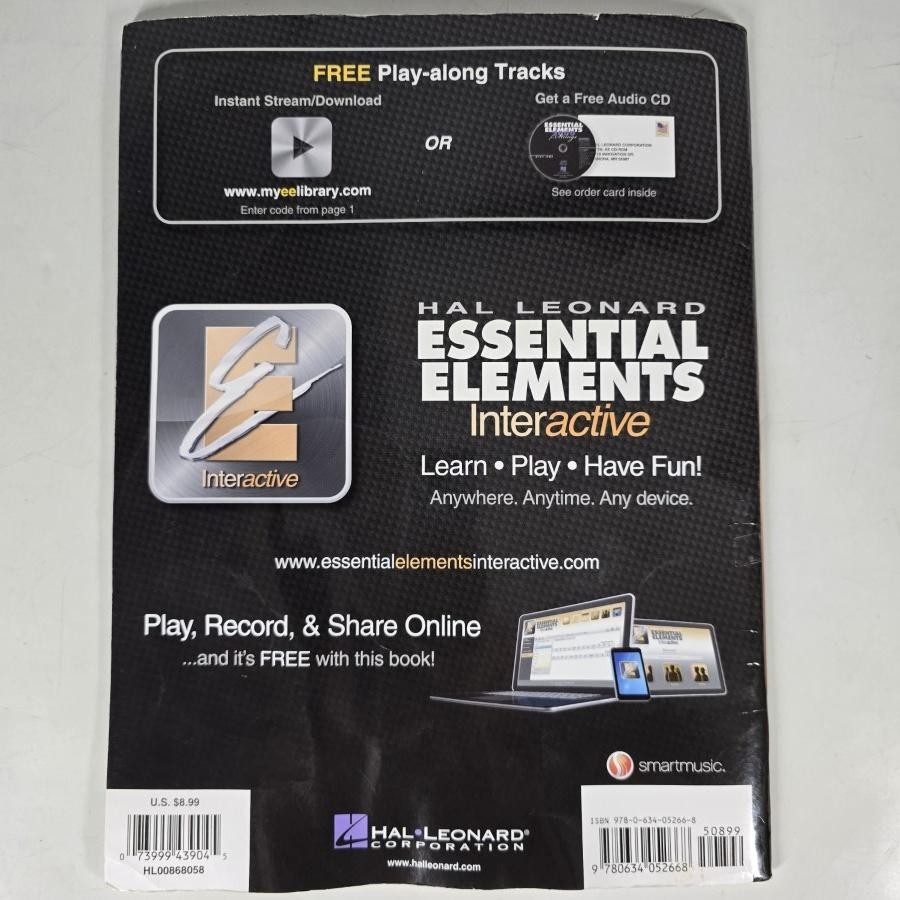 Essential Elements For Strings Viola Book 2 Hal Leonard Workbook 2004 Music
