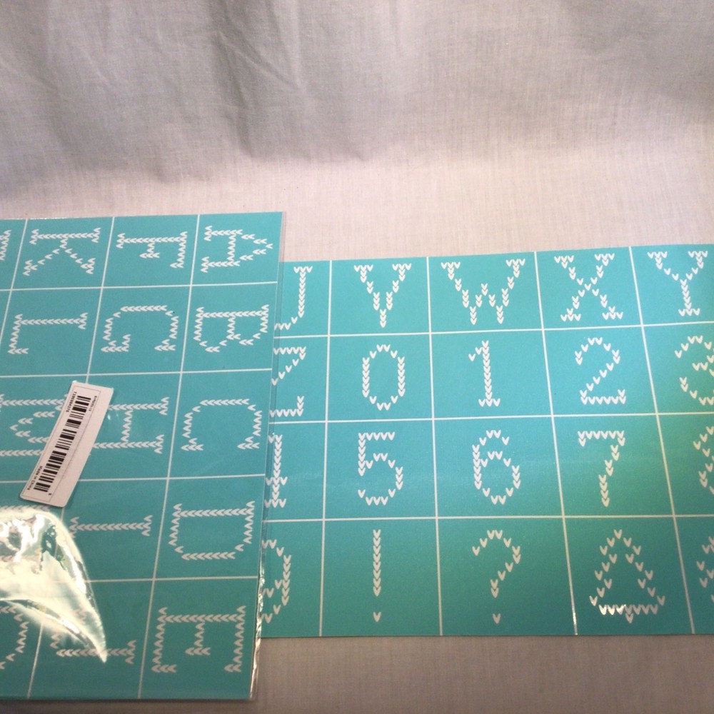 Chalk Transfers 4 Different Alphabets