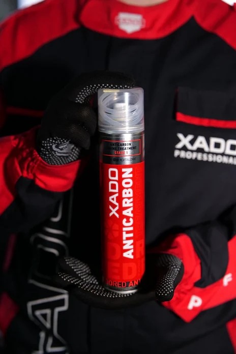XADO RED ANTICARBON Piston Ring Cleaner Flask Spray Can 320ml