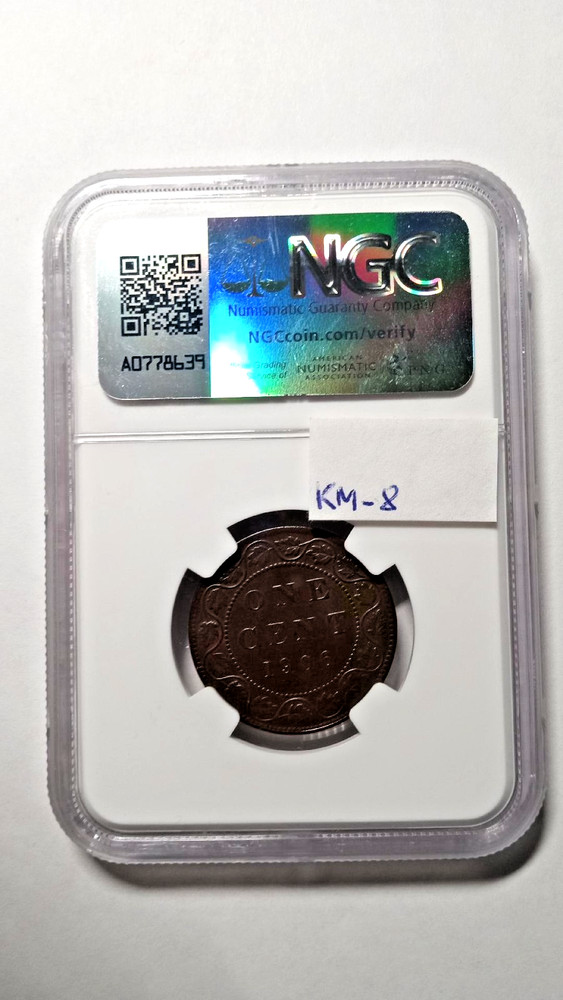 Canada 1906 1 Cent. MS 63. BN. KM-8