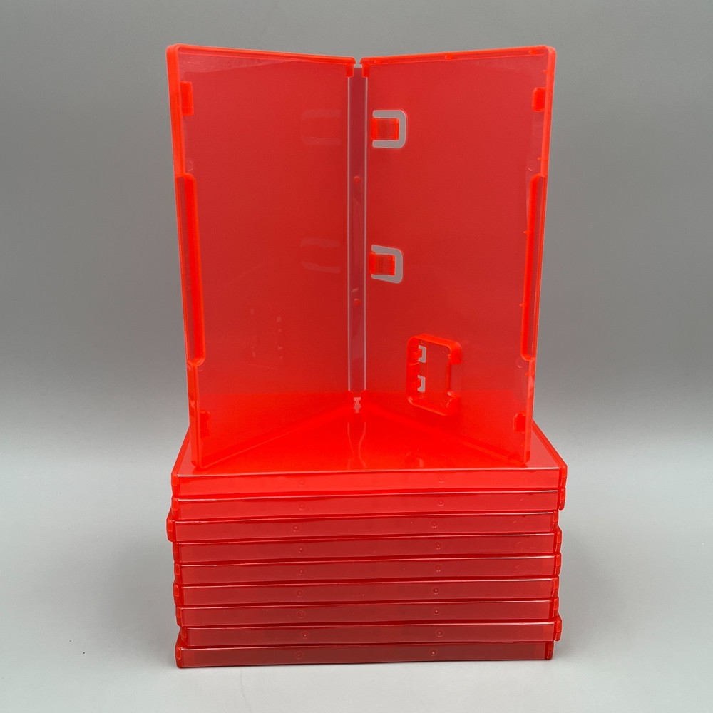 Nintendo Switch 2 Red Game Case Empty Replacement w/ Flaws - U CHOOSE 10 or 25