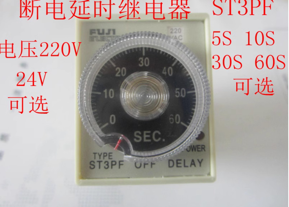 1PC New FUJI timer ST3PF DC24V 60S #LL