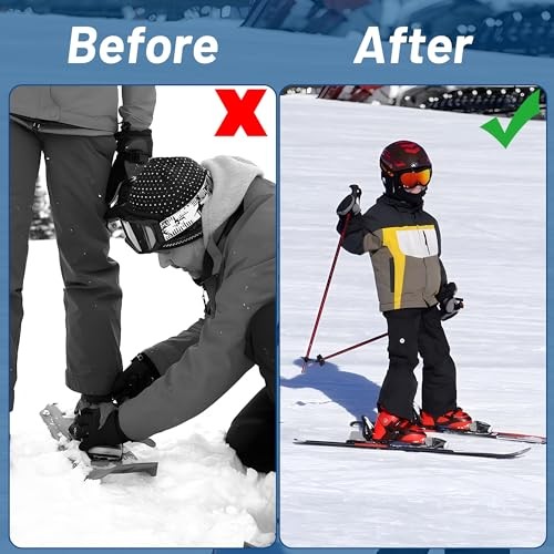 20 Pack Snowshoe Strap Clips - 0.8 inch Ski Boot Wraps Buckle - Multipurpose