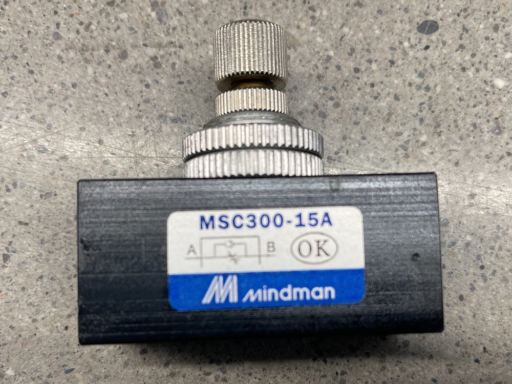Mindman MSC-300 Flow Control Valve 15A NPT Adjustable