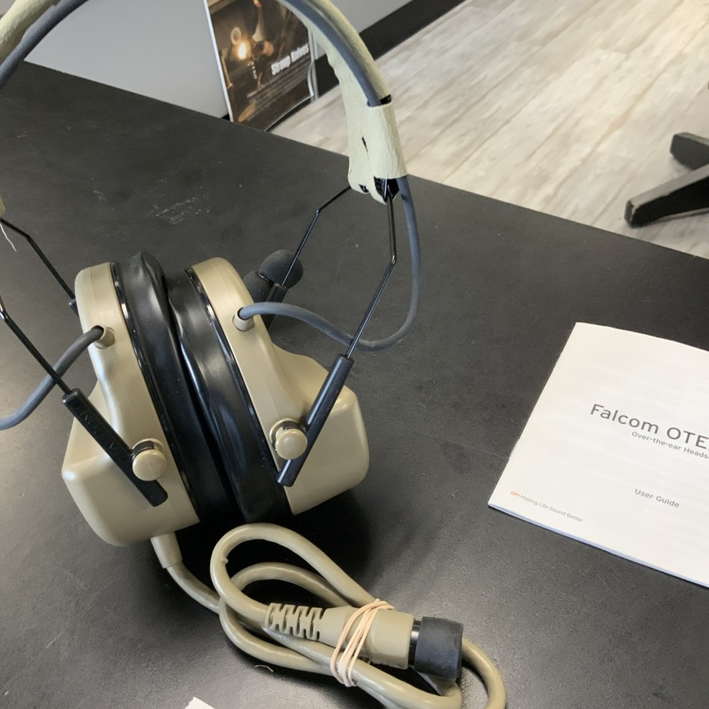 USGI FALCOM OTE2000 HEADSET WITH MICROPHONE PELTOR