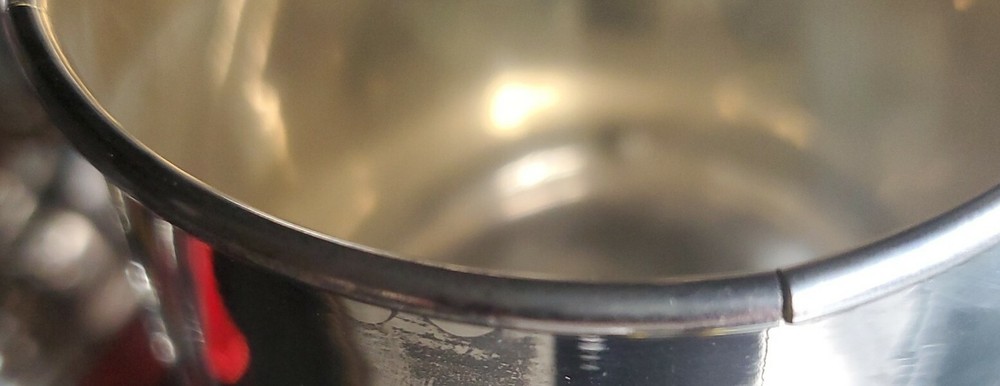 2 Silver Plated Decorative Tea Cup Holder E.P. Brass 4.75"