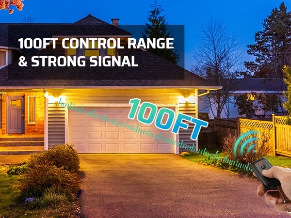 DEWENWILS Wireless Light Switch and Receiver Kit, for Outdoor Lighting, Ceiling