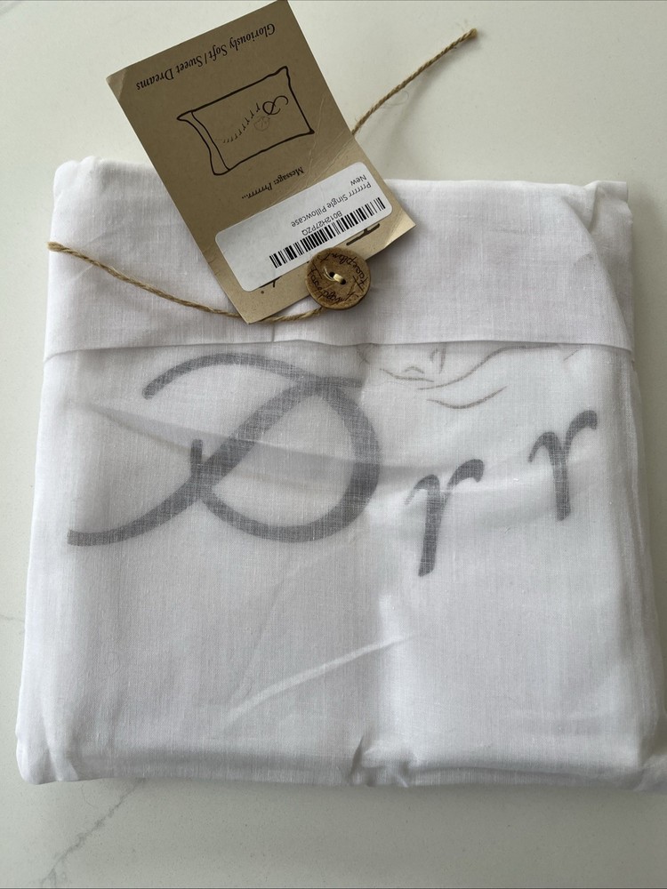 Faceplant Dream Prrrr Single Pillowcase - White