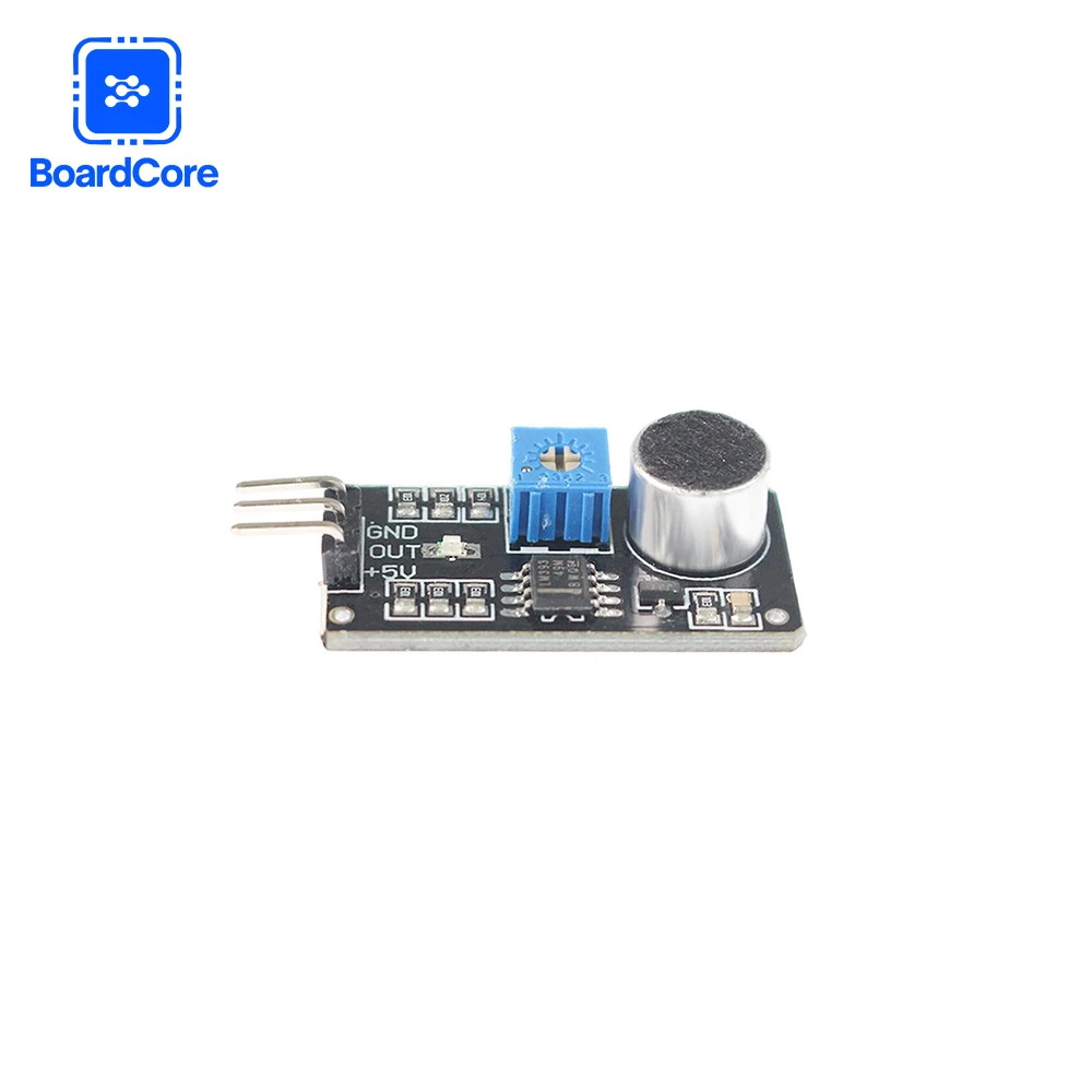 Sound Sensor Module with LM393 Chip and Electret Microphone for Detection